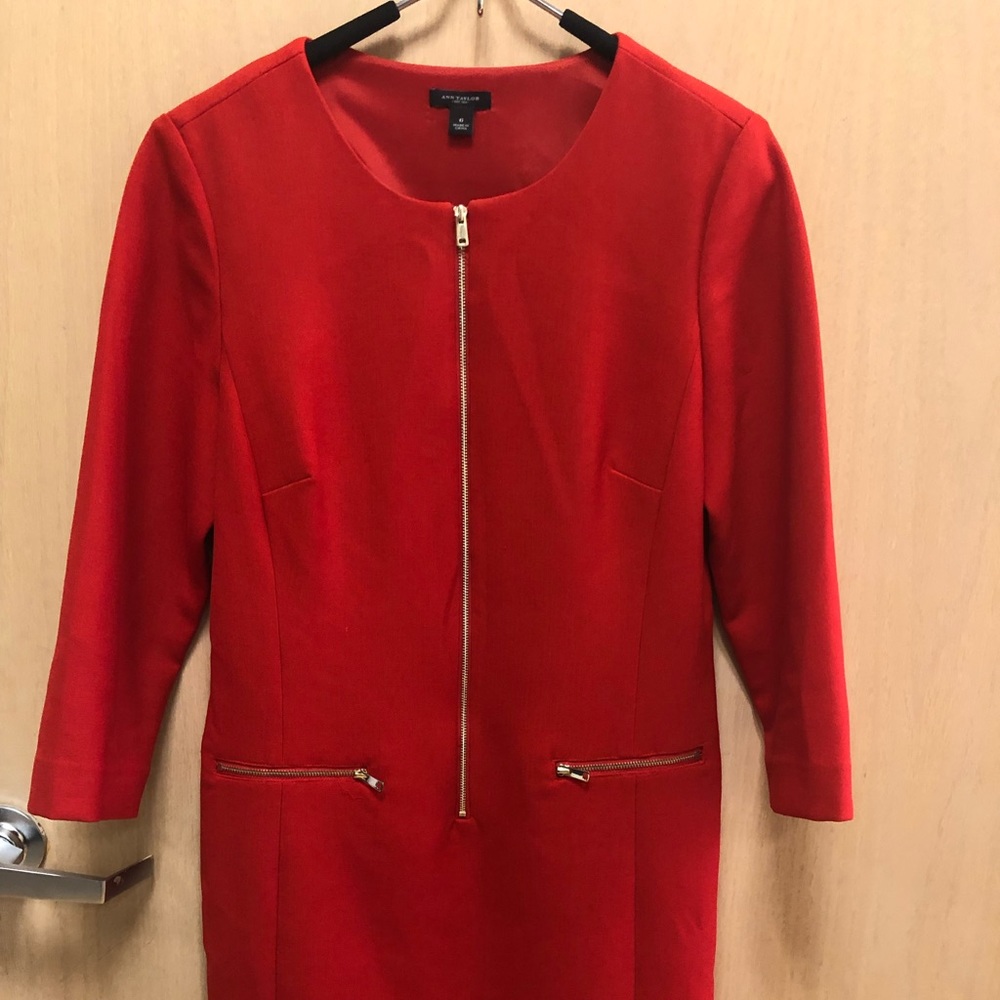 Ann Taylor Zipper Dress